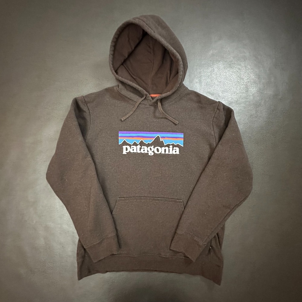 Patagonia Uprisal Hoodie Mens Large Brown Heavyweight Pullover Outdoors Hike